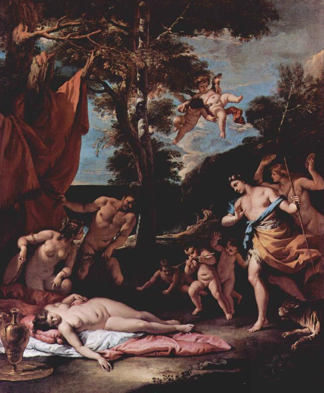 Sebastiano Ricci Bacchus und Ariadne oil painting picture